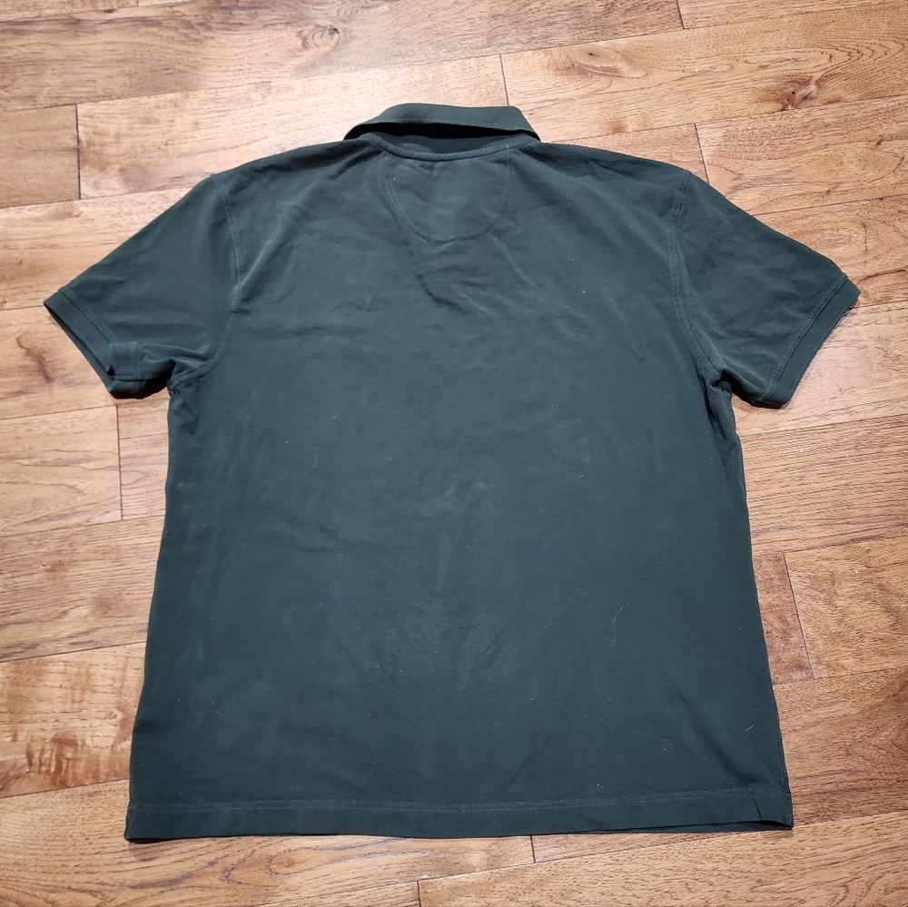 Barbour Classic Fit 100% Cotton Dark Green Short Sleeve Polo Shirt. XXXL - Picture 2 of 8